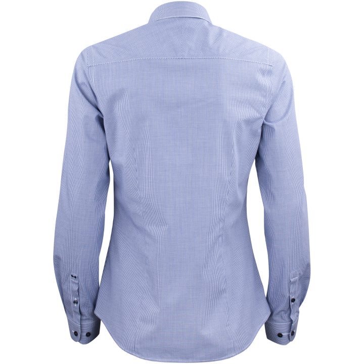 Skjorta Dam Purple Bow 141 Orange rutig Navy check J.Harvest & Frost XS – bild 2