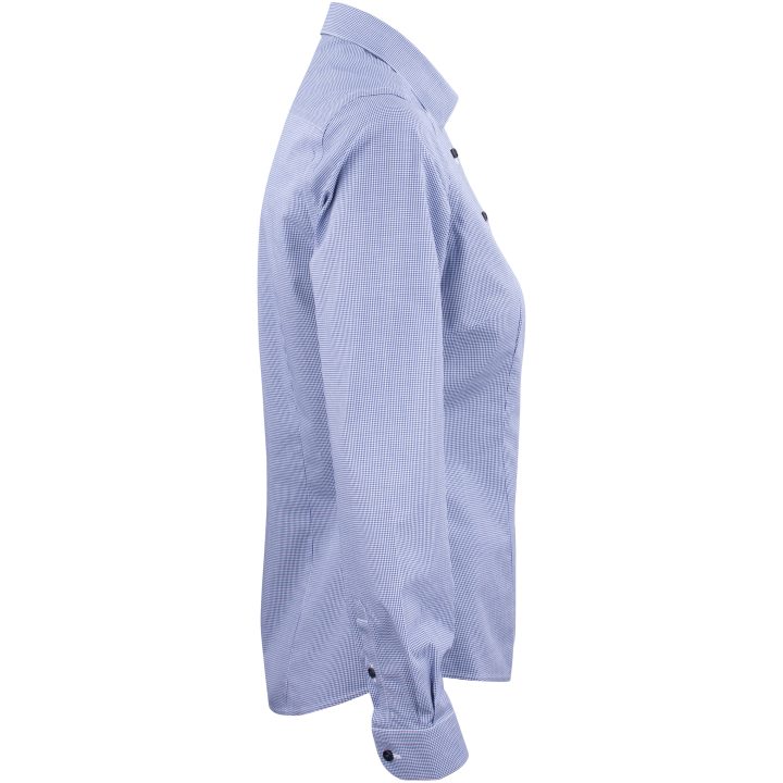 Skjorta Dam Purple Bow 141 Orange rutig Navy check J.Harvest & Frost XS – bild 4