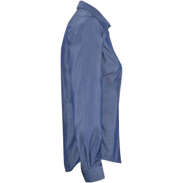 Skjorta Dam RB120 Twill Indigo J.Harvest & Frost XS/34 – bild 4