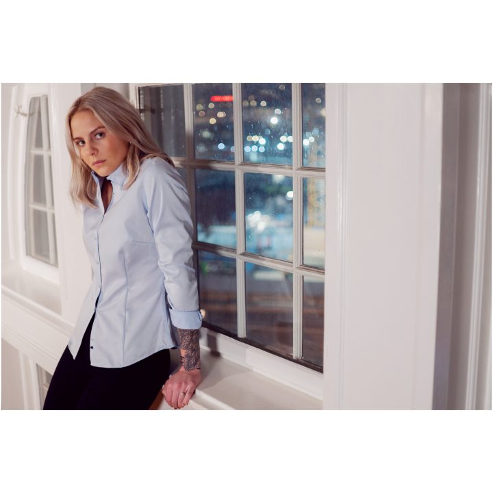 Skjorta Dam RB122 Twill Grå J.Harvest & Frost XS – bild 10