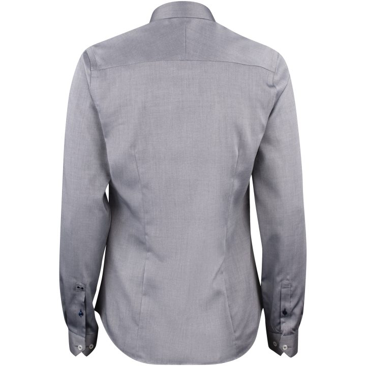 Skjorta Dam RB122 Twill Grå J.Harvest & Frost XS – bild 3