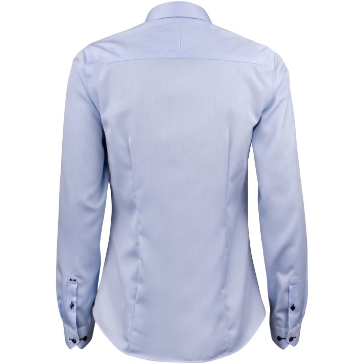 Skjorta Dam RB20 Twill Himmelsblå/marinblå J.Harvest & Frost XS – bild 2