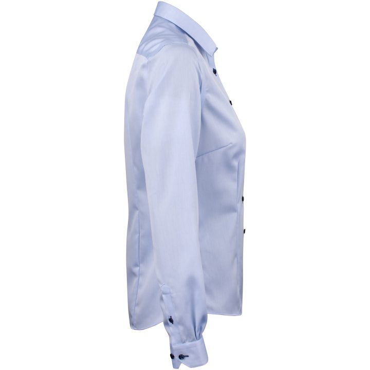 Skjorta Dam RB20 Twill Himmelsblå/marinblå J.Harvest & Frost XS – bild 6