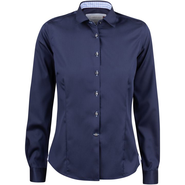 Skjorta Dam RB20 Twill Marinblå/himmelsblå J.Harvest & Frost XS – bild 2
