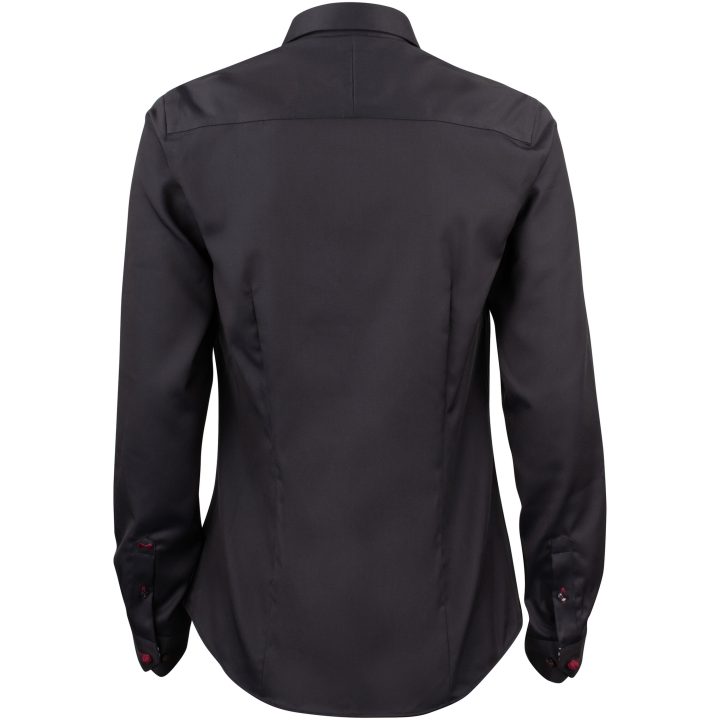 Skjorta Dam RB20 Twill Svart/röd J.Harvest & Frost XS – bild 2