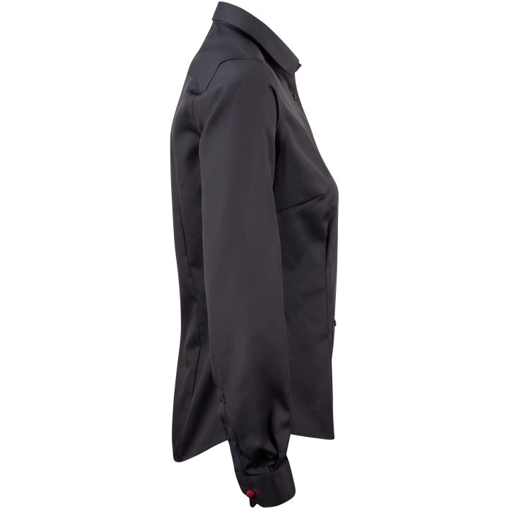 Skjorta Dam RB20 Twill Svart/röd J.Harvest & Frost XS – bild 3