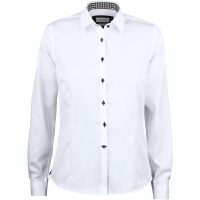 Skjorta Dam RB20 Twill Vit/svart J.Harvest & Frost
