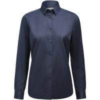 Skjorta Dam Twill Stretch Contemporary Marinblå J.Harvest & Frost
