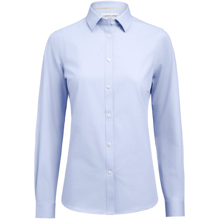Skjorta Dam YB150 Twill Stretch Contemporary Himmelsblå J.Harvest & Frost XS/34 – bild 2