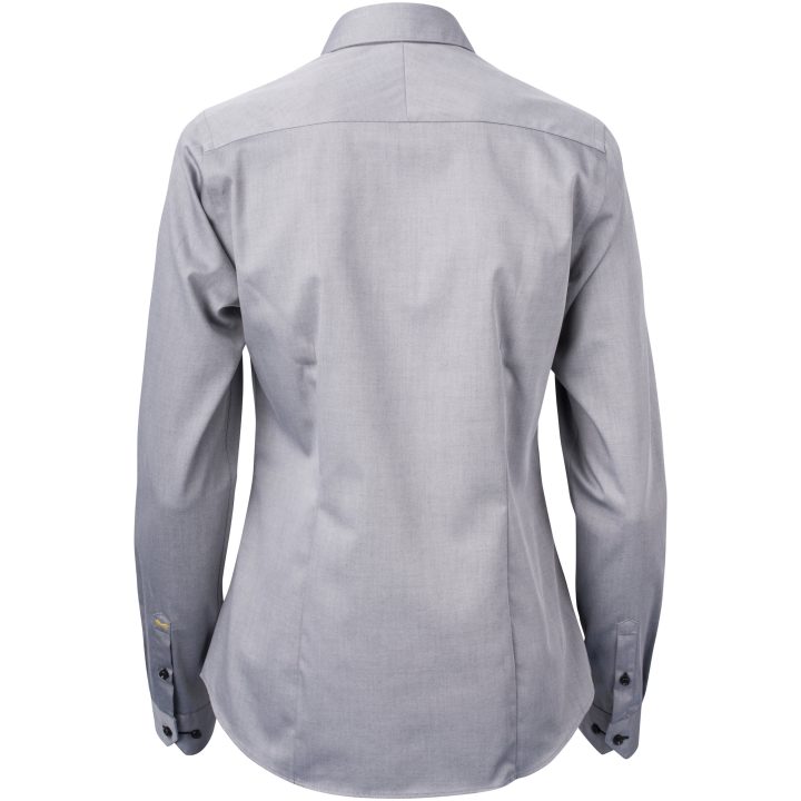 Skjorta Dam YB51 Twill Grå/svart J.Harvest & Frost XS – bild 3