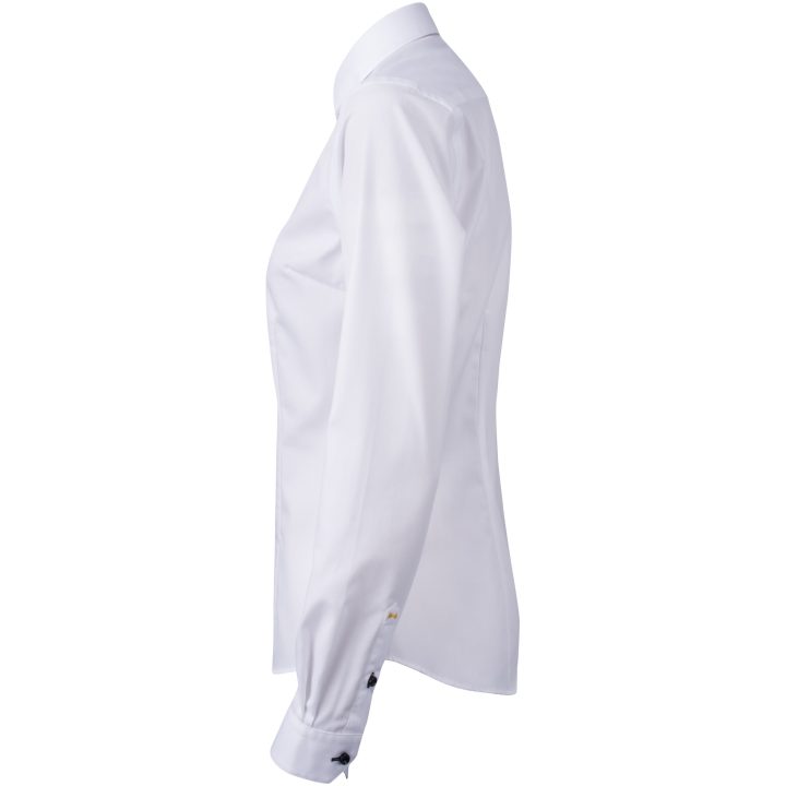 Skjorta Dam YB51 Twill Vit Himmelsblå J.Harvest & Frost XS – bild 4