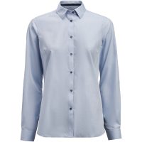 Skjorta Dam YB56 Twill Contemporary Himmelsblå/marinblå J.Harvest & Frost