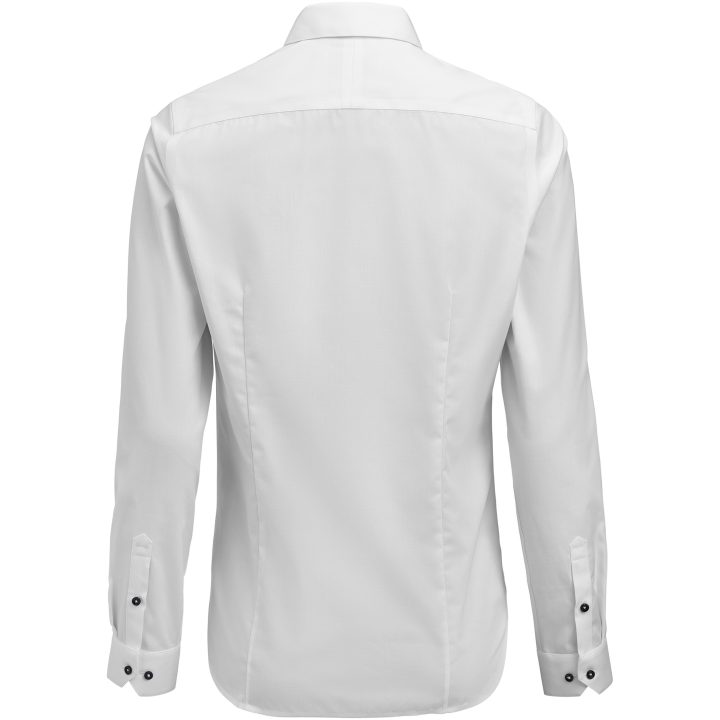 Skjorta Dam YB56 Twill Contemporary Vit Marinblå J.Harvest & Frost XS/34 – bild 4