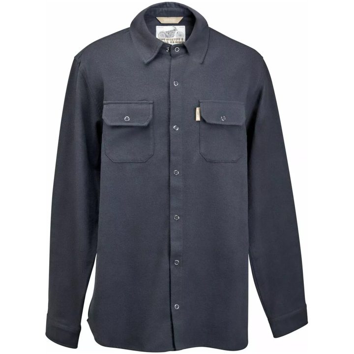 Skjorta Flanell Hi Test Svart BILTWELL – bild 2