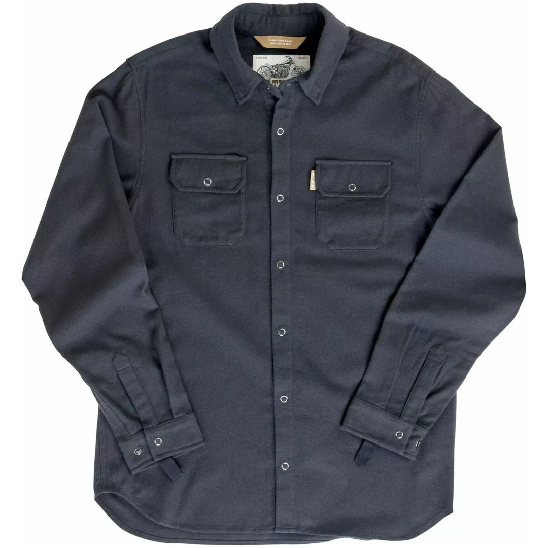 Skjorta Flanell Hi Test Svart BILTWELL