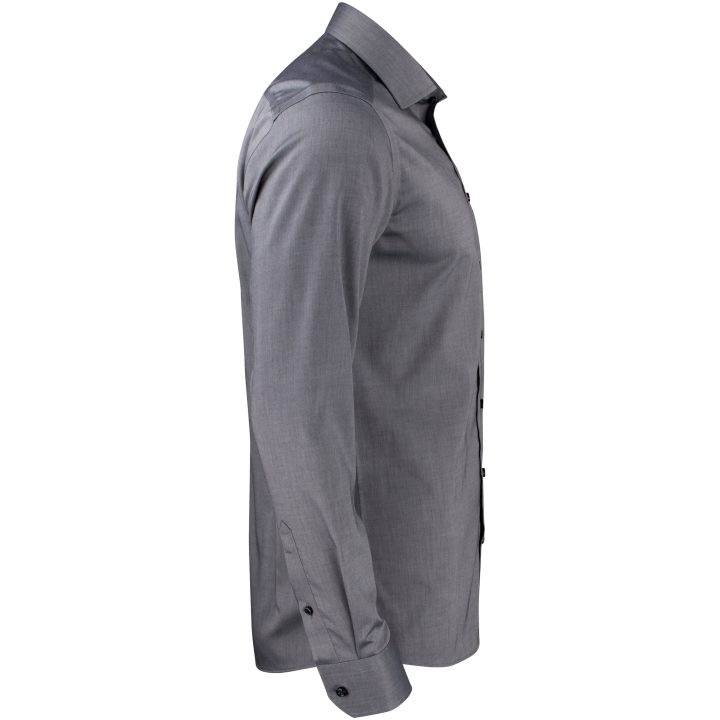 Skjorta GB01 Twill Regular Grå J.Harvest & Frost s – bild 4