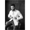 Skjorta GB01 Twill Regular Mellanblå J.Harvest & Frost s – miniatyr 7
