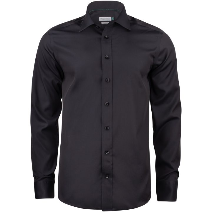 Skjorta GB01 Twill Regular Svart J.Harvest & Frost s – bild 2