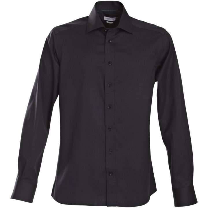 Skjorta GB01 Twill Regular Svart J.Harvest & Frost s – bild 5
