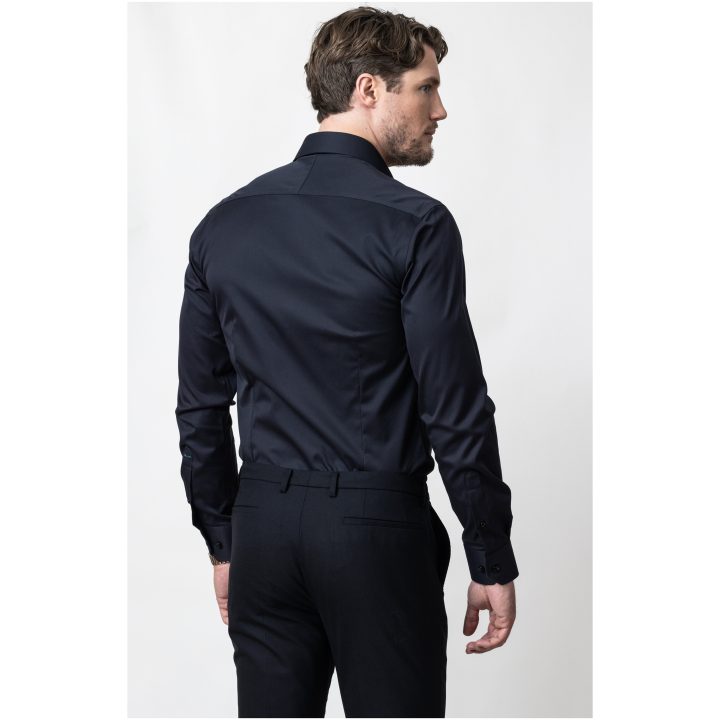 Skjorta GB01 Twill Regular Svart J.Harvest & Frost s – bild 9