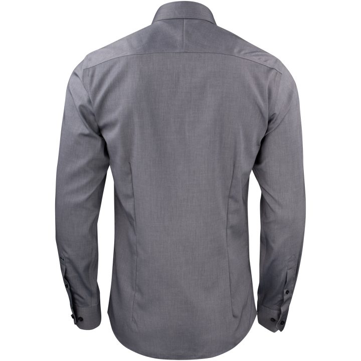 Skjorta GB01 Twill Slim Grå J.Harvest & Frost XS – bild 2