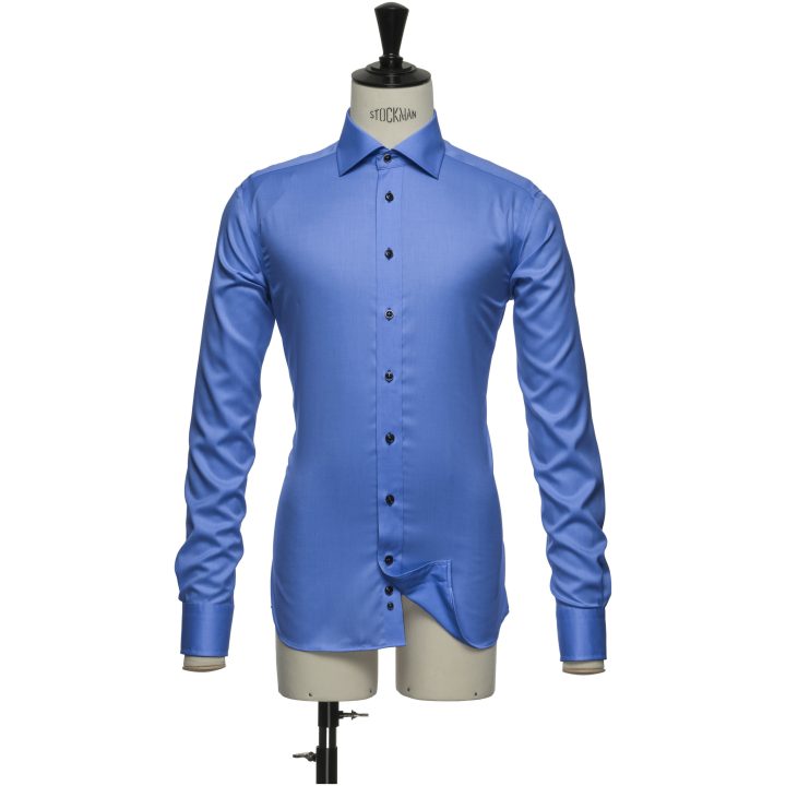 Skjorta GB01 Twill Slim Mellanblå J.Harvest & Frost XS – bild 2