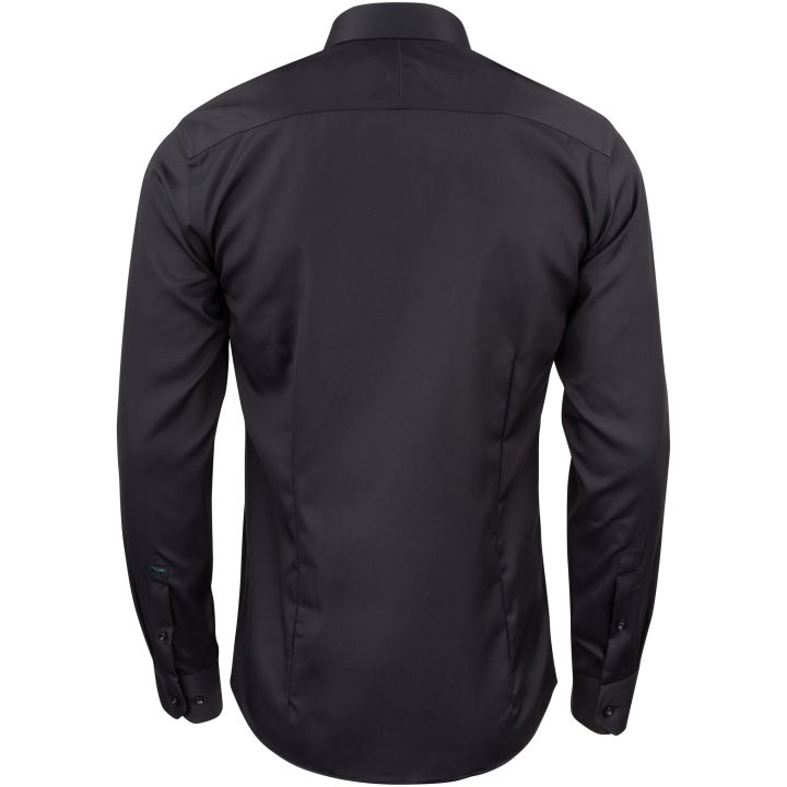 Skjorta GB01 Twill Slim Svart J.Harvest & Frost XS – bild 2