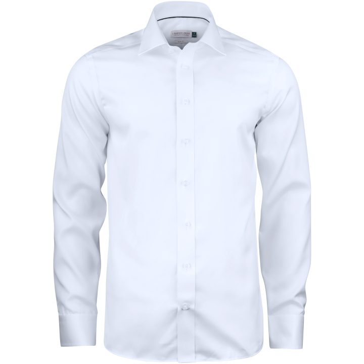 Skjorta GB01 Twill Slim Vit J.Harvest & Frost XS – bild 2