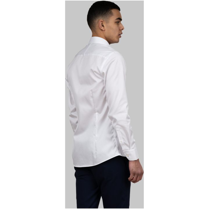 Skjorta GB01 Twill Slim Vit J.Harvest & Frost XS – bild 14