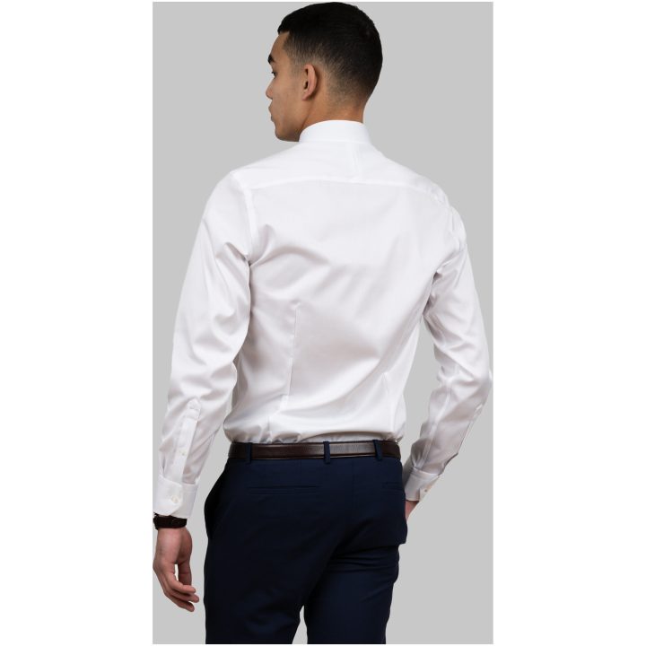 Skjorta GB01 Twill Slim Vit J.Harvest & Frost XS – bild 9