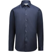 Skjorta GB02 Twill Stretch Regular Fit Marinblå J.Harvest & Frost