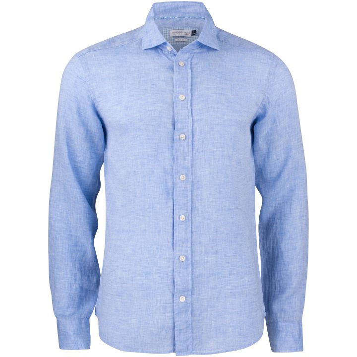 Skjorta IB33 Linen Regular Himmelsblå J.Harvest & Frost s – bild 2