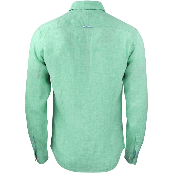 Skjorta IB33 Linen Slim Grön J.Harvest & Frost XS – bild 2
