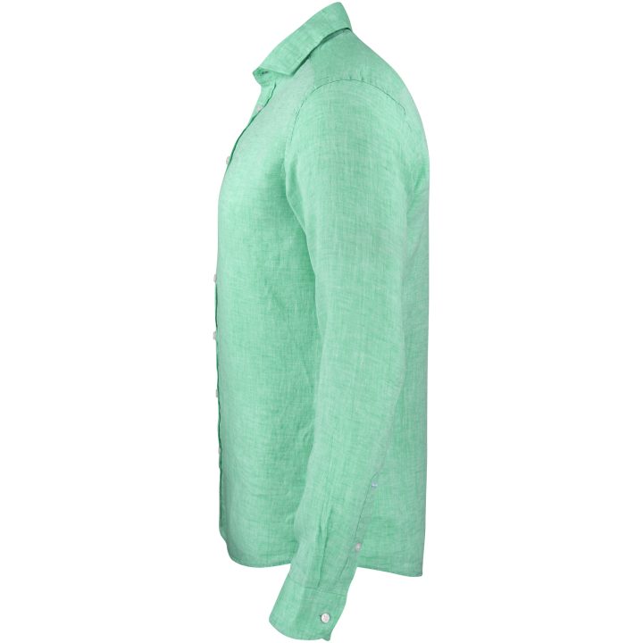 Skjorta IB33 Linen Slim Grön J.Harvest & Frost XS – bild 5