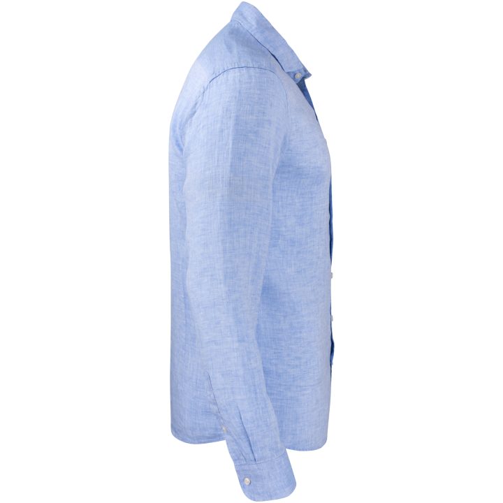 Skjorta IB33 Linen Slim Himmelsblå J.Harvest & Frost XS – bild 3