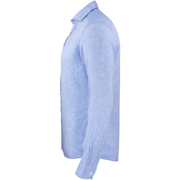 Skjorta IB33 Linen Slim Himmelsblå J.Harvest & Frost XS – bild 4