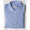 Skjorta IB33 Linen Slim Himmelsblå J.Harvest & Frost XS – miniatyr 5