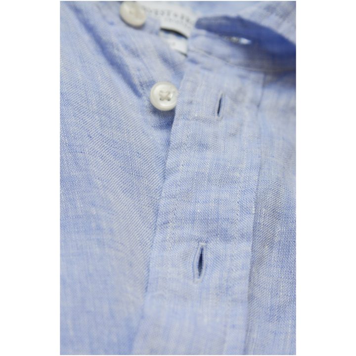 Skjorta IB33 Linen Slim Himmelsblå J.Harvest & Frost XS – bild 6