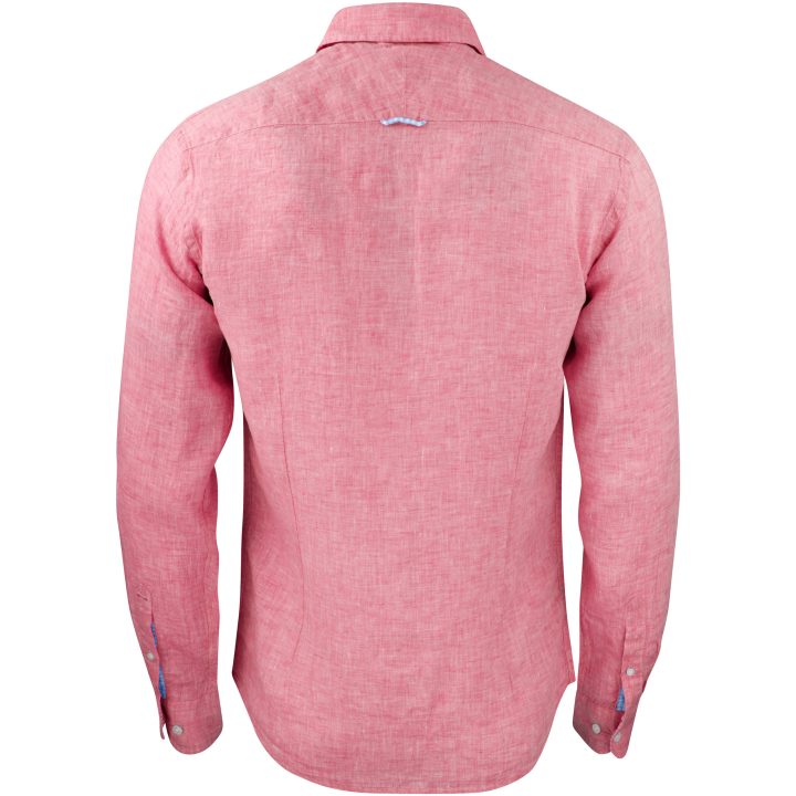 Skjorta IB33 Linen Slim Röd J.Harvest & Frost XS – bild 2