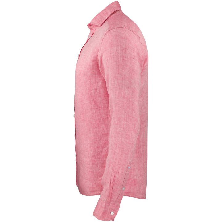Skjorta IB33 Linen Slim Röd J.Harvest & Frost XS – bild 5