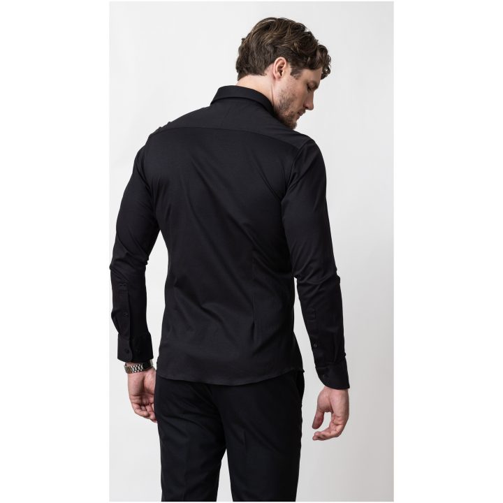 Skjorta Interlock Knit Regular Svart J.Harvest & Frost S 37/38 – bild 8