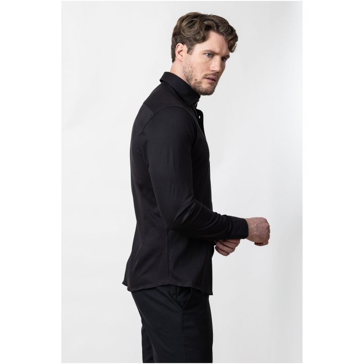 Skjorta Interlock Knit Regular Svart J.Harvest & Frost S 37/38 – bild 9