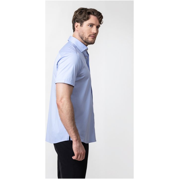 Skjorta Interlock Knit S S Regular Himmelsblå J.Harvest & Frost S 37/38 – bild 8