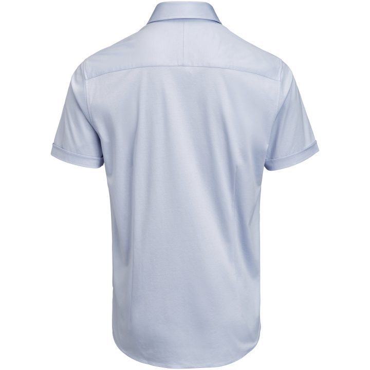 Skjorta Interlock Knit S S Slim Himmelsblå J.Harvest & Frost XS 35/36 – bild 2