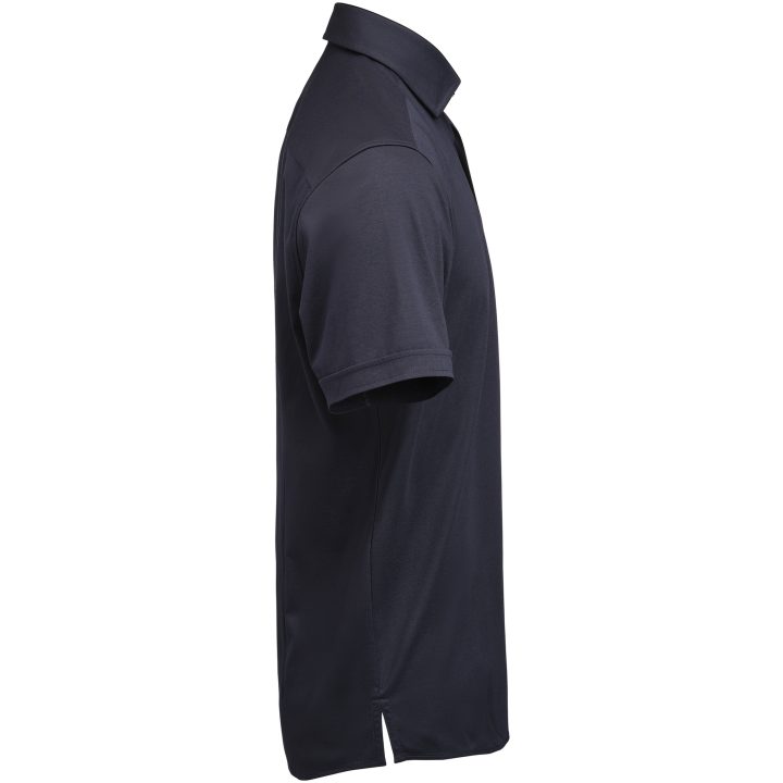 Skjorta Interlock Knit S S Slim Marinblå J.Harvest & Frost XS 35/36 – bild 3
