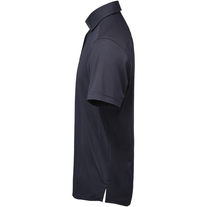 Skjorta Interlock Knit S S Slim Marinblå J.Harvest & Frost XS 35/36 – bild 4