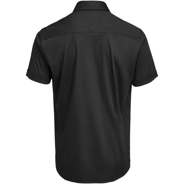 Skjorta Interlock Knit S S Slim Svart J.Harvest & Frost XS 35/36 – bild 2