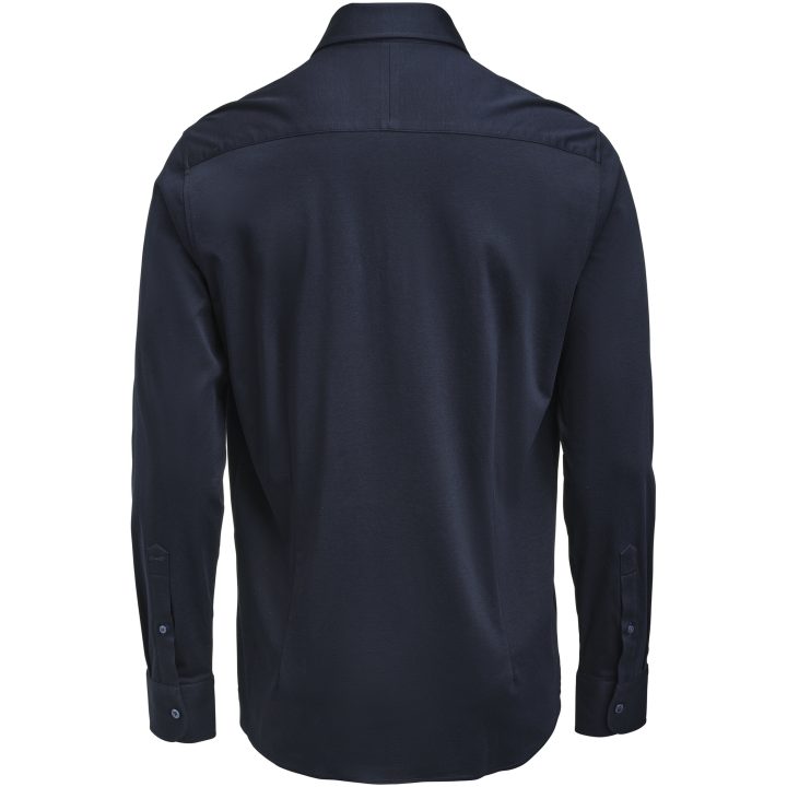 Skjorta Interlock Knit Slim Marinblå J.Harvest & Frost XS 35/36 – bild 2