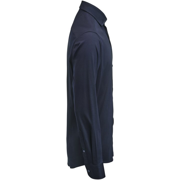 Skjorta Interlock Knit Slim Marinblå J.Harvest & Frost XS 35/36 – bild 3