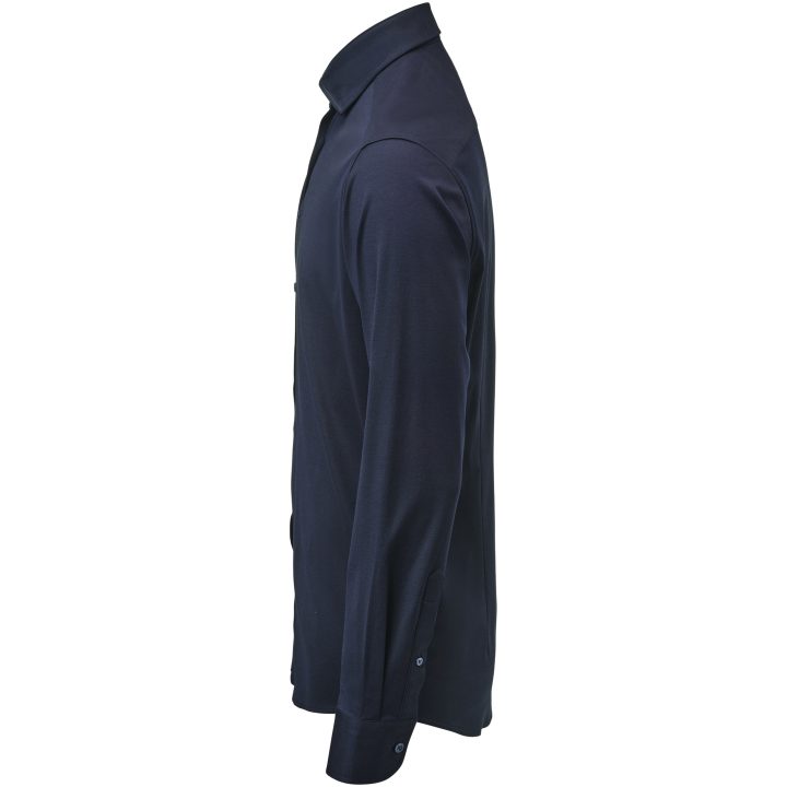 Skjorta Interlock Knit Slim Marinblå J.Harvest & Frost XS 35/36 – bild 4